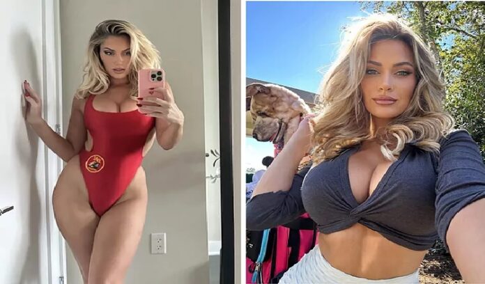 Paige Spiranac Finally reveals Secret why her breast keeps growing- Shut down breast augmentation surgery rumors