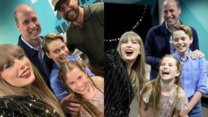 Taylor swift took a photo with Prince William Family’s 